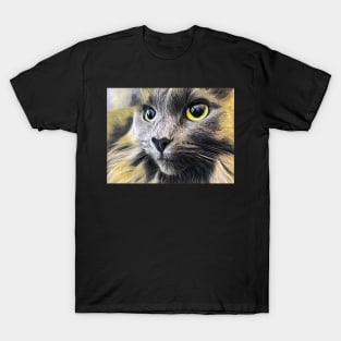 Stunning gray cat T-Shirt